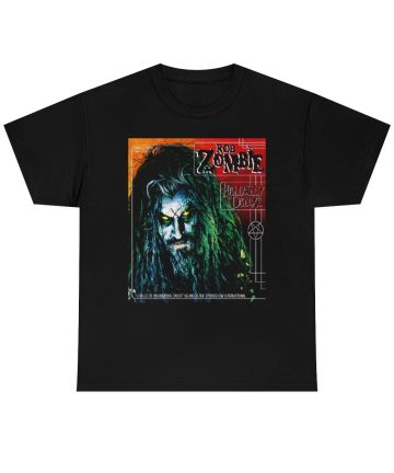 Rob Zombie shirt - Rob Zombie Merch - Rob Zombie T-shirt - 1998 Rob Zombie Vintage Hellbilly Deluxe Era Presented In SATAN-O-PHONIC - Black T-Shirt - graphic tee - Nu Metal t shirt - Rock t shirt