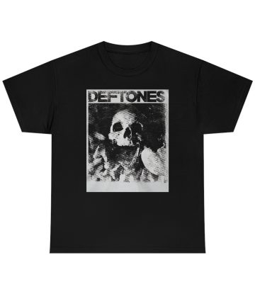Deftones t shirt - Deftones Merch - Deftones shirt - DEFTONE - One Skull Art - Black T-Shirt - graphic tee - Nu Metal t shirt - Rock t shirt