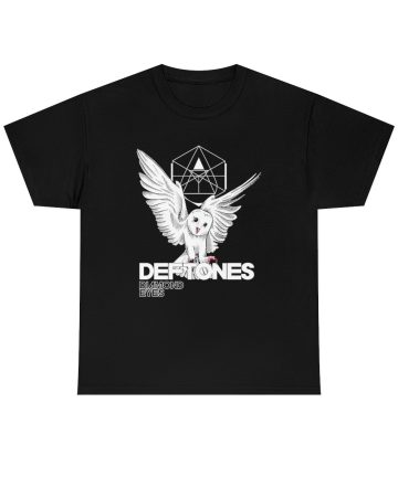 Deftones t shirt - Deftones Merch - Deftones shirt - The Best Music Rock Deftones Special Logo Design Ivelhaf - Black T-Shirt - graphic tee - Nu Metal t shirt - Rock t shirt