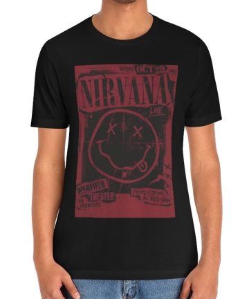 Nirvana shirt - Nirvana Merch - Nirvana T-shirt - My Logo - Black T-Shirt - graphic tee - Rock tshirt