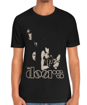 The Doors shirt - The Doors Merch - The Doors T-shirt - Black and White - Black T-Shirt - graphic tee - Rock tshirt