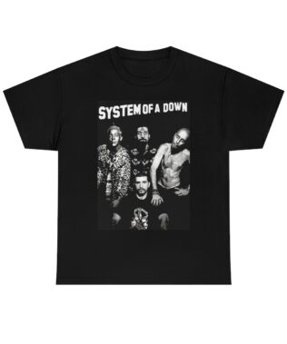 System of a Down t shirt - System of a Down Merch - System of a Down shirt - black and rock - Black T-Shirt - graphic tee - Nu Metal t shirt - Rock t shirt