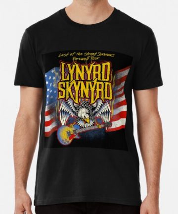 Lynyrd Skynyrd shirt - Lynyrd Skynyrd Merch - Lynyrd Skynyrd T-shirt - skynyrd farewell street lynyrd survivors lost - Black T-Shirt - graphic tee - Rock t shirt