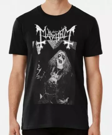 Mayhem T-Shirt black on white