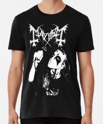Mayhem merch - rock t shirt - Mayhem shirt - New design 04-logo - Black T-Shirt - graphic tee - black metal t shirt