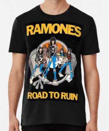 Ramones merch - Ramones t shirt - Ramones shirt - Ramones elimtung - Black T-Shirt - graphic tee - Punk t shirt