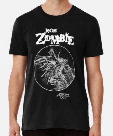 Rob Zombie shirt - Rob Zombie Merch - Rob Zombie T-shirt - Rob Zombie Spook Show International Live - Black T-Shirt - graphic tee - Nu Metal t shirt - Rock t shirt