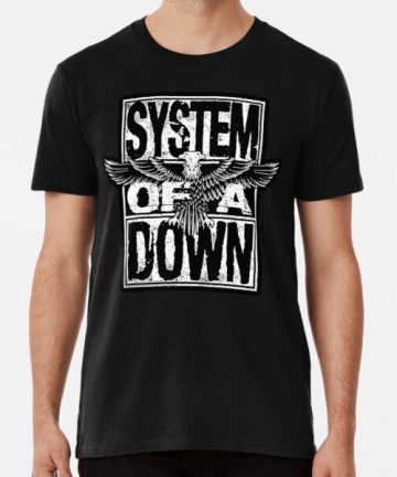System of a Down t shirt - System of a Down Merch - System of a Down shirt - twin bird going down - Black T-Shirt - graphic tee - Nu Metal t shirt - Rock t shirt