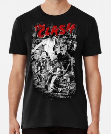 The Clash merch - The Clash t shirt - The Clash shirt - The Clash Shirt - Black T-Shirt - graphic tee - Punk t shirt