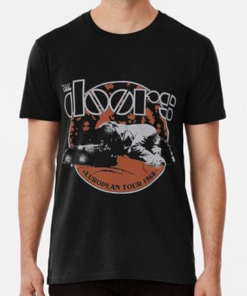 The Doors shirt - The Doors Merch - The Doors T-shirt - The Doors Band the doors tour 1968 - Black T-Shirt - graphic tee - Rock tshirt
