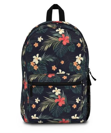 Floral backpack - Flower backpack - Floral bookbag - Floral merch - Floral apparel