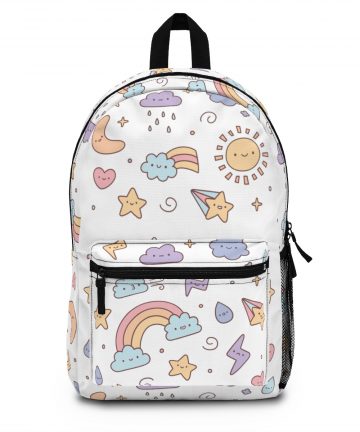 Rainbow backpack - Rainbow bookbag - Rainbow merch - Rainbow apparel