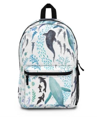 Shark backpack - Animal backpack - Shark bookbag - Shark merch - Shark apparel