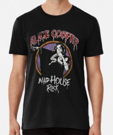 Alice Cooper merch - Alice Cooper tee shirt graphic - Alice Cooper clothing - Alice Cooper apparel - Alice Cooper t shirt cotton - Alice Cooper T-Shirt - moto>>loro alice cooper Premium T-Shirt