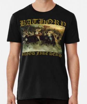 Bathory band merch - Bathory band tee shirt graphic - Bathory band clothing - Bathory band apparel - Bathory band t shirt cotton - Bathory band T-Shirt - BATHORY lV Premium T-Shirt