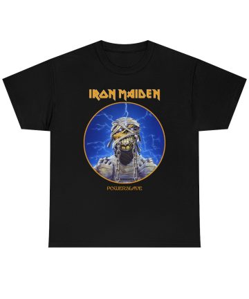 Iron Maiden band merch - Iron Maiden band tee shirt graphic - Iron Maiden band clothing - Iron Maiden band apparel - Iron Maiden band t shirt cotton - Iron Maiden band T-Shirt - Powerslave Edition Premium T-Shirt