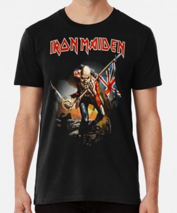 Iron Maiden band merch - Iron Maiden band tee shirt graphic - Iron Maiden band clothing - Iron Maiden band apparel - Iron Maiden band t shirt cotton - Iron Maiden band T-Shirt - iron new  Premium T-Shirt