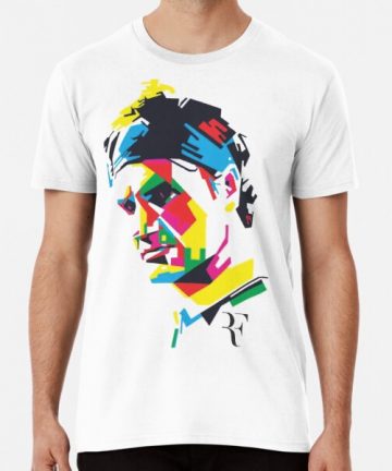 Roger Federer merch - Roger Federer tee shirt graphic - Roger Federer clothing - Roger Federer apparel - Roger Federer t shirt cotton - Roger Federer T-Shirt - The Federer merch Premium T-Shirt