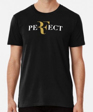 Roger Federer merch - Roger Federer tee shirt graphic - Roger Federer clothing - Roger Federer apparel - Roger Federer t shirt cotton - Roger Federer T-Shirt - Perfect RF Logo Premium T-Shirt