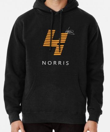 F1 merch - F1 clothing - F1 apparel - F1 Lando Norris Shirt Design (Black) Hoodie