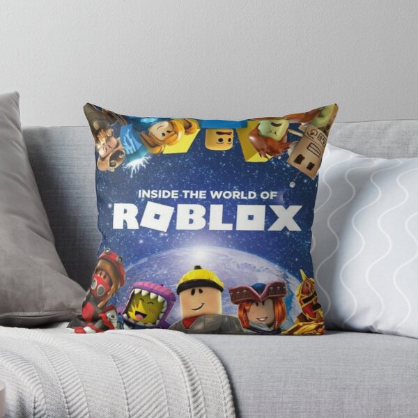 Game pillow - Game merch - Game apparel - Inside the world of Roblox - Games Throw Pillow