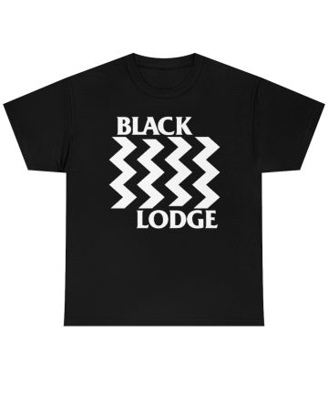 Black lodge flag tshirt