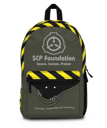 SCP Foundation "Anomalous content" Backpack - SCP Foundation "Anomalous content" bookbag - SCP Foundation "Anomalous content" merch - SCP Foundation "Anomalous content" apparel