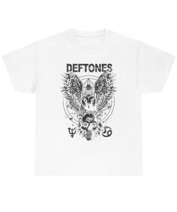 Owl and Skull Deftones Diamond Eyes T-Shirt
