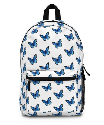 Blue Butterfly Backpack - Blue Butterfly bookbag - Blue Butterfly merch - Blue Butterfly apparel