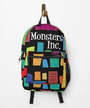 Rafael Nadal backpack - Monsters Inc bookbag - Monsters Inc merch - Monsters Inc apparel