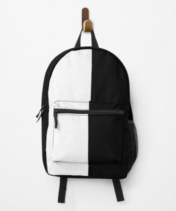 Rafael Nadal backpack - - Half White and Black bookbag - - Half White and Black merch - - Half White and Black apparel