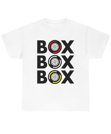 Box Box Box F1 Tyre Compound tshirt