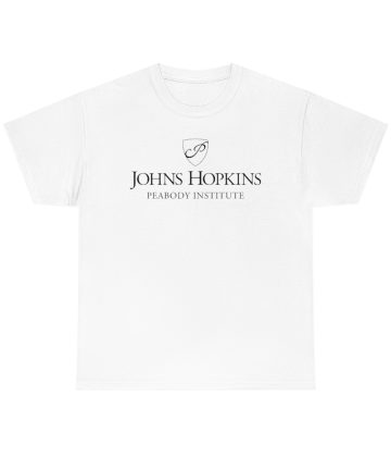 Peabody Institute Johns Hopkins University Baltimore logo tshirt