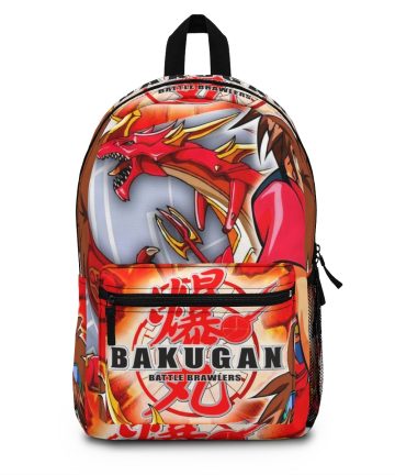 Bakugan backpack - Bakugan bookbag - Bakugan merch - Bakugan apparel