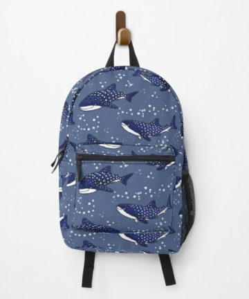 Starry Whale Sharks (Dark version) backpack - Starry Whale Sharks (Dark version) bookbag - Starry Whale Sharks (Dark version) merch - Starry Whale Sharks (Dark version) apparel