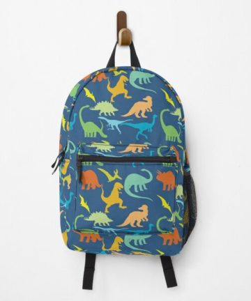 Colorful Dinosaur Pattern backpack - Colorful Dinosaur Pattern bookbag - Colorful Dinosaur Pattern merch - Colorful Dinosaur Pattern apparel