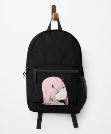 Zero Two Smiling backpack - Zero Two Smiling bookbag - Zero Two Smiling merch - Zero Two Smiling apparel