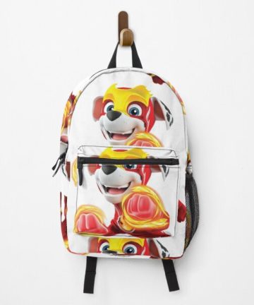 Marshall Paw Patrol Mighty Pups Super Paws backpack - Marshall Paw Patrol Mighty Pups Super Paws bookbag - Marshall Paw Patrol Mighty Pups Super Paws merch - Marshall Paw Patrol Mighty Pups Super Paws apparel