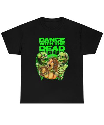 Dance with the Dead – Retro Synthwave T-Shirt
