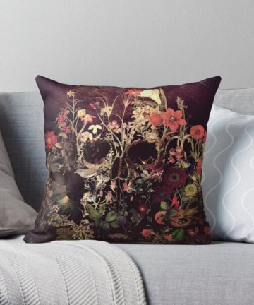 Bloom Skull pillow - Bloom Skull merch - Bloom Skull apparel
