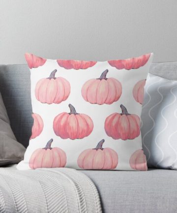 Blush Pink pumpkin pillow - Blush Pink pumpkin merch - Blush Pink pumpkin apparel