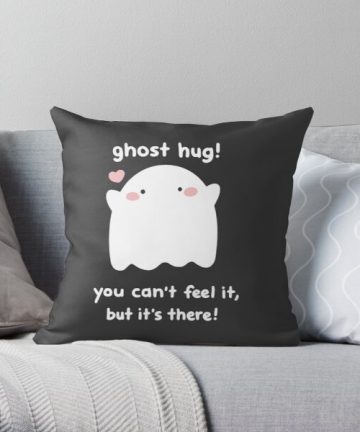 Ghost Hug pillow - Ghost Hug merch - Ghost Hug apparel