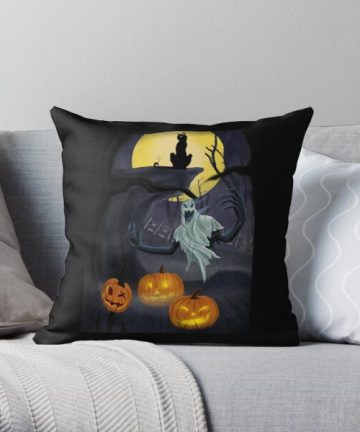 Halloween Ghost| Perfect Gift pillow - Halloween Ghost| Perfect Gift merch - Halloween Ghost| Perfect Gift apparel