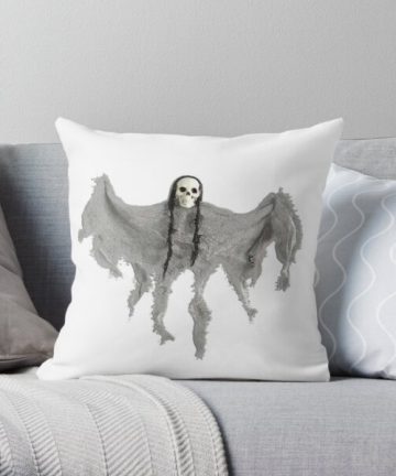 halloween scary ghost pillow - halloween scary ghost merch - halloween scary ghost apparel
