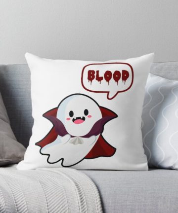 Halloween Scary Ghost Vampire pillow - Halloween Scary Ghost Vampire merch - Halloween Scary Ghost Vampire apparel