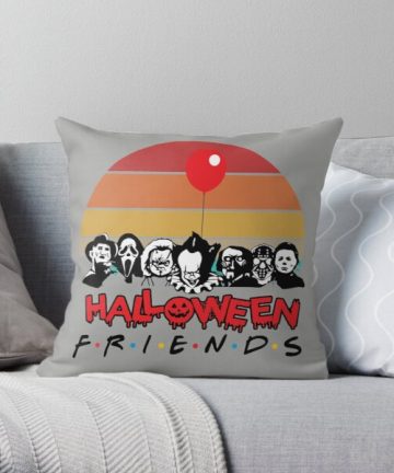 Happy Halloween, Spooky Scary Pumpkin pillow - Happy Halloween, Spooky Scary Pumpkin merch - Happy Halloween, Spooky Scary Pumpkin apparel