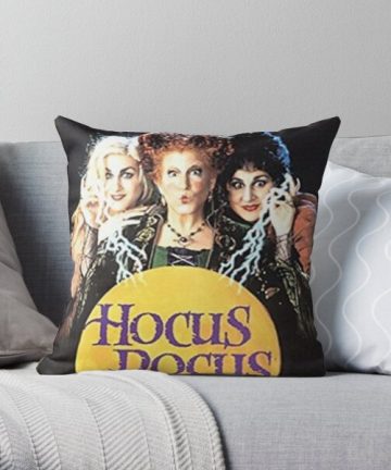 hocus pocus pillow - hocus pocus merch - hocus pocus apparel