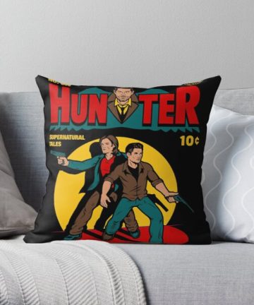 Hunter Comic pillow - Hunter Comic merch - Hunter Comic apparel