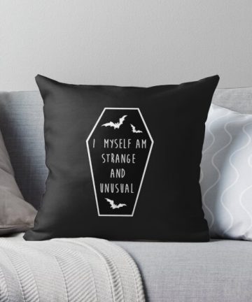 I myself am strange and unusual pillow - I myself am strange and unusual merch - I myself am strange and unusual apparel