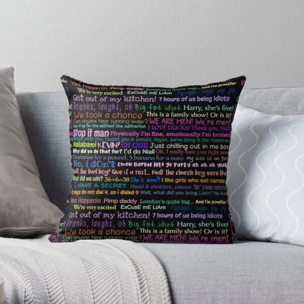 Buy One direction Quotes Throw Pillow ⋆ NEXTSHIRT